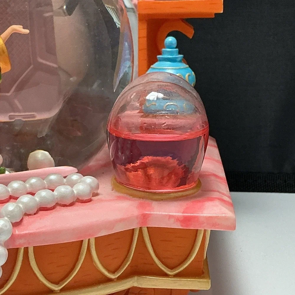 Disney Tinkerbell‎ Snow Globe The Pink Vanity Plays You Can Fly 2002
